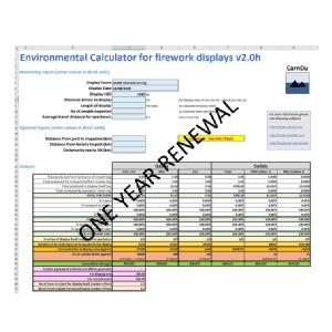 Environmental Calculator- 1 Year Licence Image
